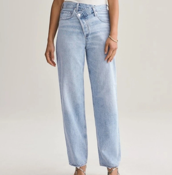 Agolde Criss Cross Jeans In Suburbia 